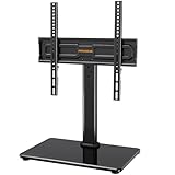 PERLEGEAR TV Standfuss TV Ständer Schwenkbar für 24-60 Flach & Curved Fernseher bis zu...
