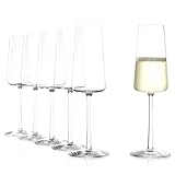 Stölzle Lausitz Champagner Gläser Power 6er-Set 240ml – Eleganter Champagnerkelch...