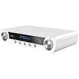Küche DAB/DAB+ & FM Radio Bluetooth Lautsprecher, Stereo Sound Digitalradio mit...