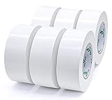 BOMEI PACK Mehrzweck Panzertape Weiß, Reparaturband 50 mm x 50 m, 6 Rollen...