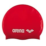 arena Classic Unisex Silikon-Badekappe, Schwimmkappe für Frauen und Männer, Badekappe...