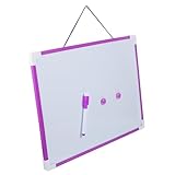 Gatuida Magnetisches Doppelseitiges Whiteboard Schreibtafel zum Aufhängen Abwischbar für...