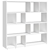 vidaXL Bücherregal Raumteiler Standregal Aktenregal Büroregal Raumtrenner Regal...