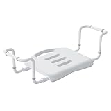 Badewannensitz - ausziehbar, 100 kg Tragkraft, Aluminium, Kunststoff, 50-65 x 18...