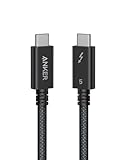 Anker Prime Thunderbolt 5 Kabel, 100cm USB-C auf USB-C Kabel, 240W Leistung, 80Gbps...