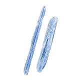 Blaue Kristalle, Kyanit-Kristalle, unregelmäßige Natursteine, natürliche Trommelsteine,...