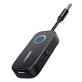 UGREEN Bluetooth 5.2 Sender Klinke Bluetooth Adapter für Zwei Airpods 2 in 1...