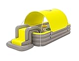 Aufblasbarer Pool mit Rutsche - Hinterhof Sommer Blow Up Schwimmbad Spielcenter...
