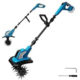 Akku-Bodenhacke für Makita 18V Batterie, 600W Gartenfräse Akku, 24cm...