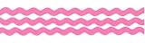 Großhandel für Schneiderbedarf 5 m Zackenlitze 8 mm rosa, Polyester, rosa,...