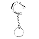 Snaffle Keychain Exquisite Verarbeitung von D -Downed Key Ring für Zugangskontrolle und...