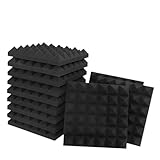 Akustik Schaumstoffplatten 12-36PCS Schallabsorbierende Wandpaneele Akustikschaum...