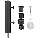 MoSundi Schirmständer für den Außenbereich, Rohrhalterung für Granit, robustes...