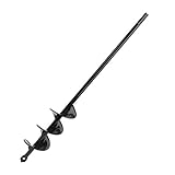 RZKJ-SHOP Garten Schnecken Spiralbohrer, Handbohrer Erdlochbohrer Erdbohrer Pfahl Loch,...