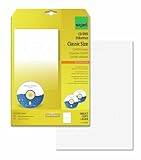 SIGEL LA525 CD-/DVD-Etiketten selbstklebend, bedruckbar, weiß, blickdicht, 50...