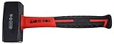 Connex Fäustel 1500 g Glasfaserstiel 2K-Gr. - rot / schwarz - Zwei-Komponentengriff - mit...
