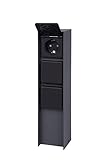 BOLD 19547 Abano Aussen-Steckdose-Garten (Steckdosen-Säule) mit 3-Fach Stecker in...