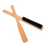 WEKADRIN 2 Stück Teiliges Holzbürsten Set mit Langem Griff Sanfte Kleiderbürste und...