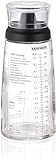 Leifheit Dressing Shaker, hochwertige Glasflasche mit verschiedenen Rezepten für...
