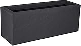 EDA - Balkonkasten Volcania'Up 25 l – Steinoptik – einwandig –...