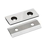 2 Stück Gartenhäcksler Hackmesser 64 mm Passend for SCREWFIX tit an TTB3535HR 2500W
