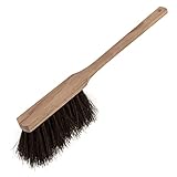 SIDCO Handfeger Langer Stiel Handbesen Holz Arenga Natur Besen XXL Garten...