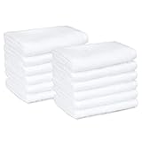 Amazon Basics – Gesichtshandtücher für Badezimmer, 100 % Baumwolle,...
