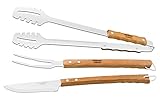 Tramontina Churrasco Extreme Grillbesteck 3-teilig, Grillhelfer mit langem Griff,...