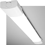 Modlicht LED Feuchtraumleuchte 60CM mit 18W 5000k Kaltlweiß 1980Lumen, Ultraslim...