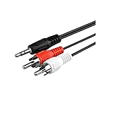 Audiokabel, 3,5 mm Stereo-Stecker auf Dual-Cinch-Stecker (rechts und links), 3,5 m,...