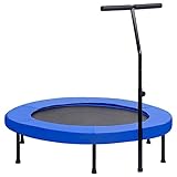 Heimartikel, Fitness-Trampolin mit Griff und Sicherheitspolster, 122 cm, passend für...