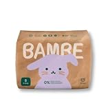 Bambe | Öko-Windeln | Größe S | von Geburt bis 6 kg | ca. 6–12 Wochen| Packung mit 40...