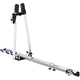 Fischer Auto Dach Fahrradträger, TÜV GS geprüft, geeignet für EIN Fahrrad, Beladung...