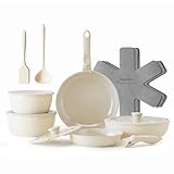 Redchef Topfsets Pfannenset 16-Teilig Antihaft-Keramik-Kochgeschirr-Set mit Abnehmbaren...