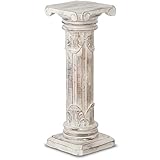 livasia Edle Holzsäulen | Podest | Blumensäule | Dekosäulen im Antik-Look| Bali...