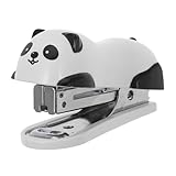 SHINEOFI Niedlicher Panda Mini Hefter Für Büro Und Zuhause Handlicher Schreibtischhefter...