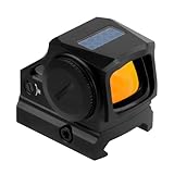 FOCUHUNTER Solarenergie Leuchtpunktvisier, Kompatibel mit RMSc Footprint, 2 MOA 3...