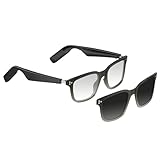 YUYTE AI Smart Brille mit HD-Kamera, Echtzeit-Übersetzer, BT 5.3, 164 Sprache, Offenes...
