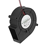 Akozon 12V Radialventilator, Tragbarer Grillventilator, Luftgebläse für Grill, Picknick,...