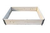 Kronus Hochbeet Element 120 x 80cm Palettenrahmen Gemüsebeet Kräuterbeet Beet