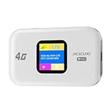 4G Mobiler WLAN Router unterstützt SIM Karten, 4G LTE Router bis zu 150Mbit/s,3650mAh...