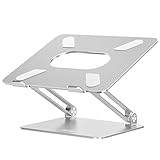 BoYata Laptop Ständer, Aluminium Höhenverstellbarer Belüfteter Laptophalter,...