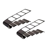 FELTECHELECTR 2 Stück Eisenrahmen Fernbedienung Organizer Mit 4 Fächern Stylisches...