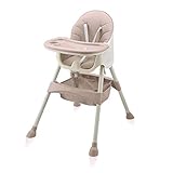 Baby Vivo Hochstuhl 2in1 Baby Kinder Babyhochstuhl Kombihochstuhl - Abnehmbares...
