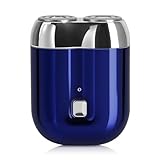 Rasierer Herren Elektrisch Dual Ring Elektrorasierer, IPX7 Wasserdichter Mini...