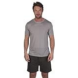 Light & Shade Herren Lsset032 Pyjama-Set, Hellgrau Meliert/Anthrazit, L