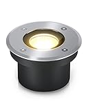 lambado® LED Bodenstrahler flach für Aussen IP67 - Wasserdicht & Befahrbar inkl. 5W...