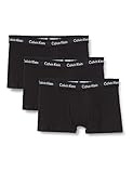 Calvin Klein Underwear Herren Hüft-Shorts 3er Pack - Cotton Stretch, Schwarz (Black W....