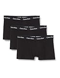 Calvin Klein Underwear Herren Hüft-Shorts 3er Pack - Cotton Stretch, Schwarz...
