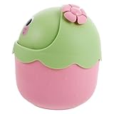 PENIKOKO Niedriger Tischmülleimer Kinderzimmer Kleine Mülltonne mit Süßem Erdbeer...